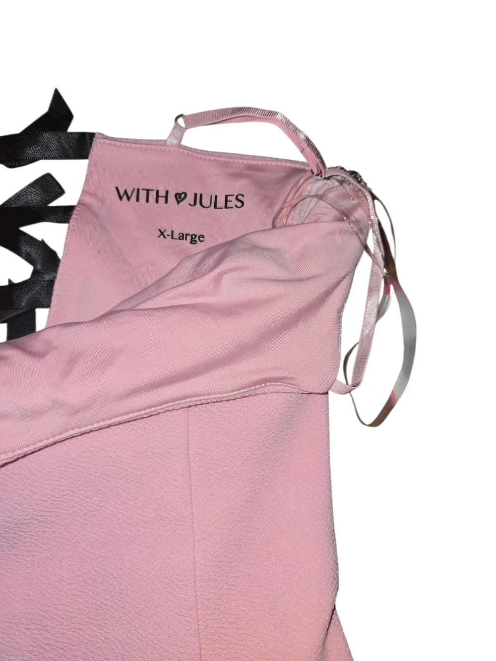 Girls' Blush Pink Spaghetti-Strap Mini Dress